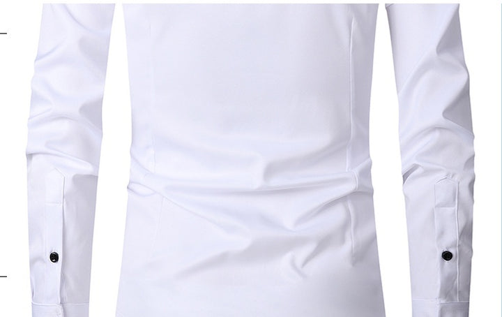 Klassiek stretch herenshirt