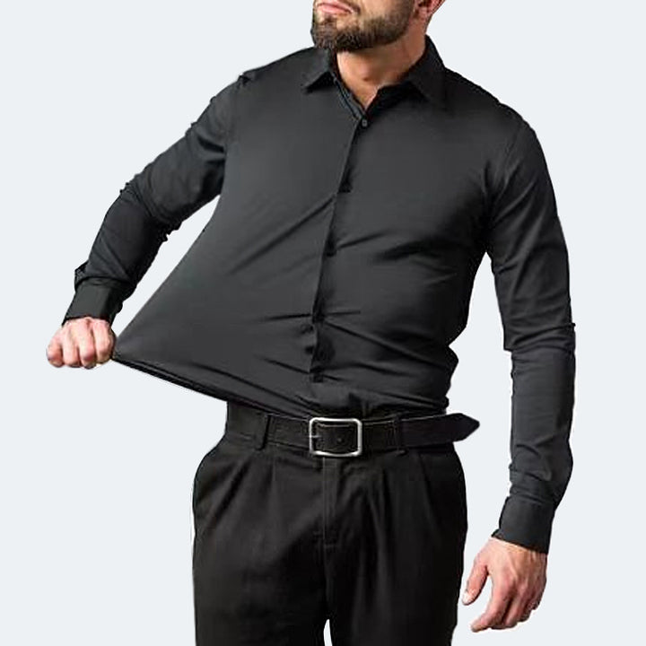 Klassiek stretch herenshirt